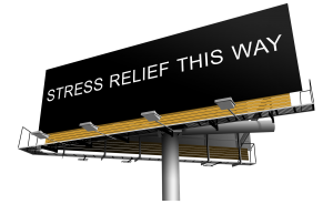 Billboard:Relief Stress This Way